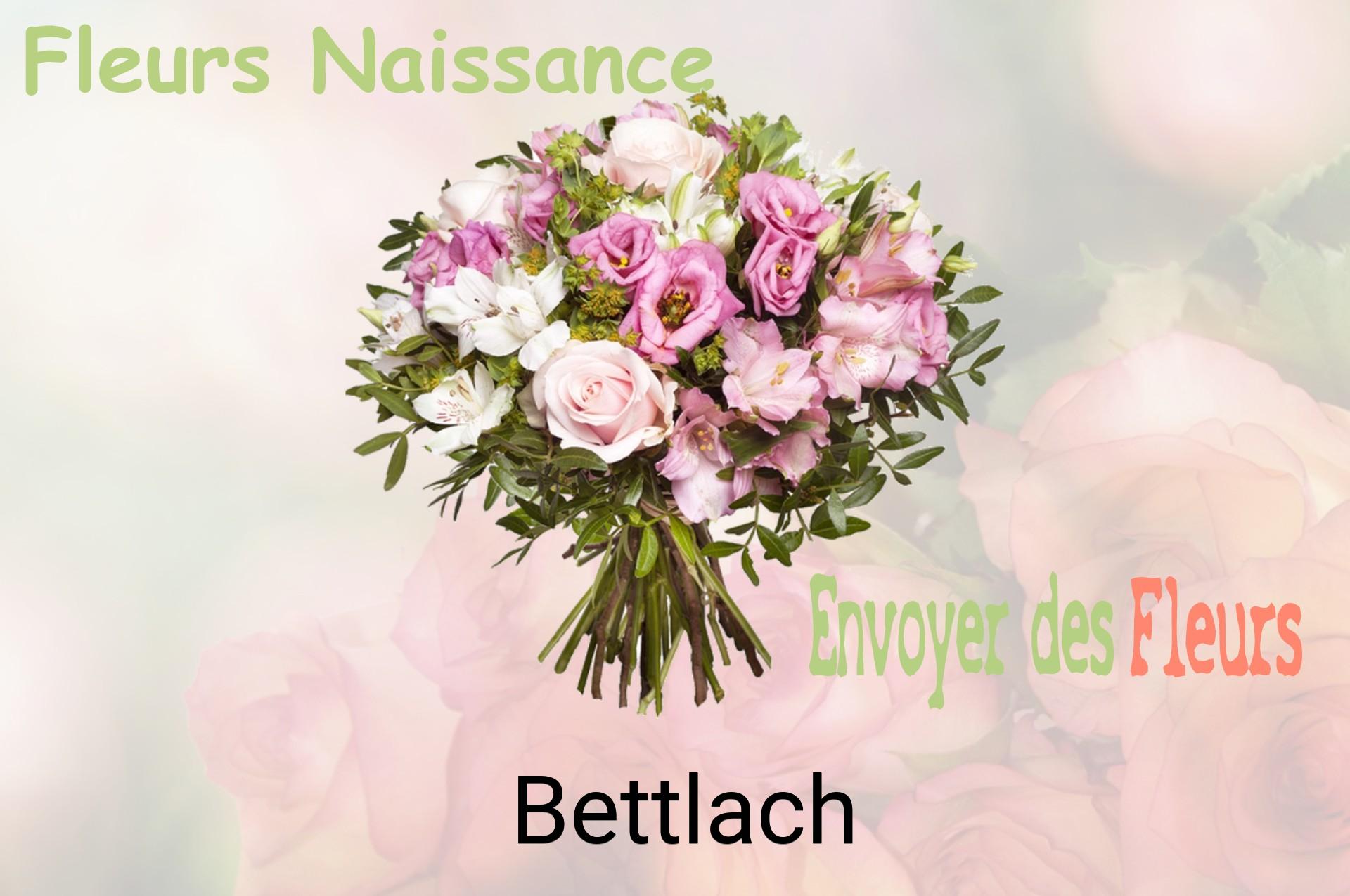 Bouquet de fleurs de naissance livré à Bettlach